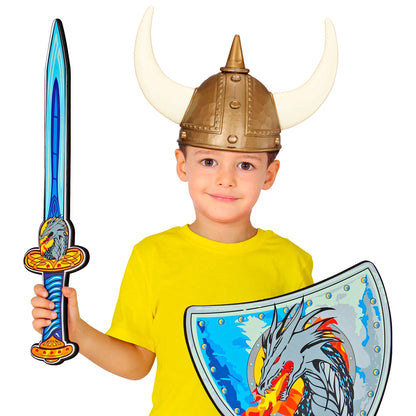 "WIKINGER-SPITZHELM" aus Hartplastik - Kindergröße – Ansicht 5