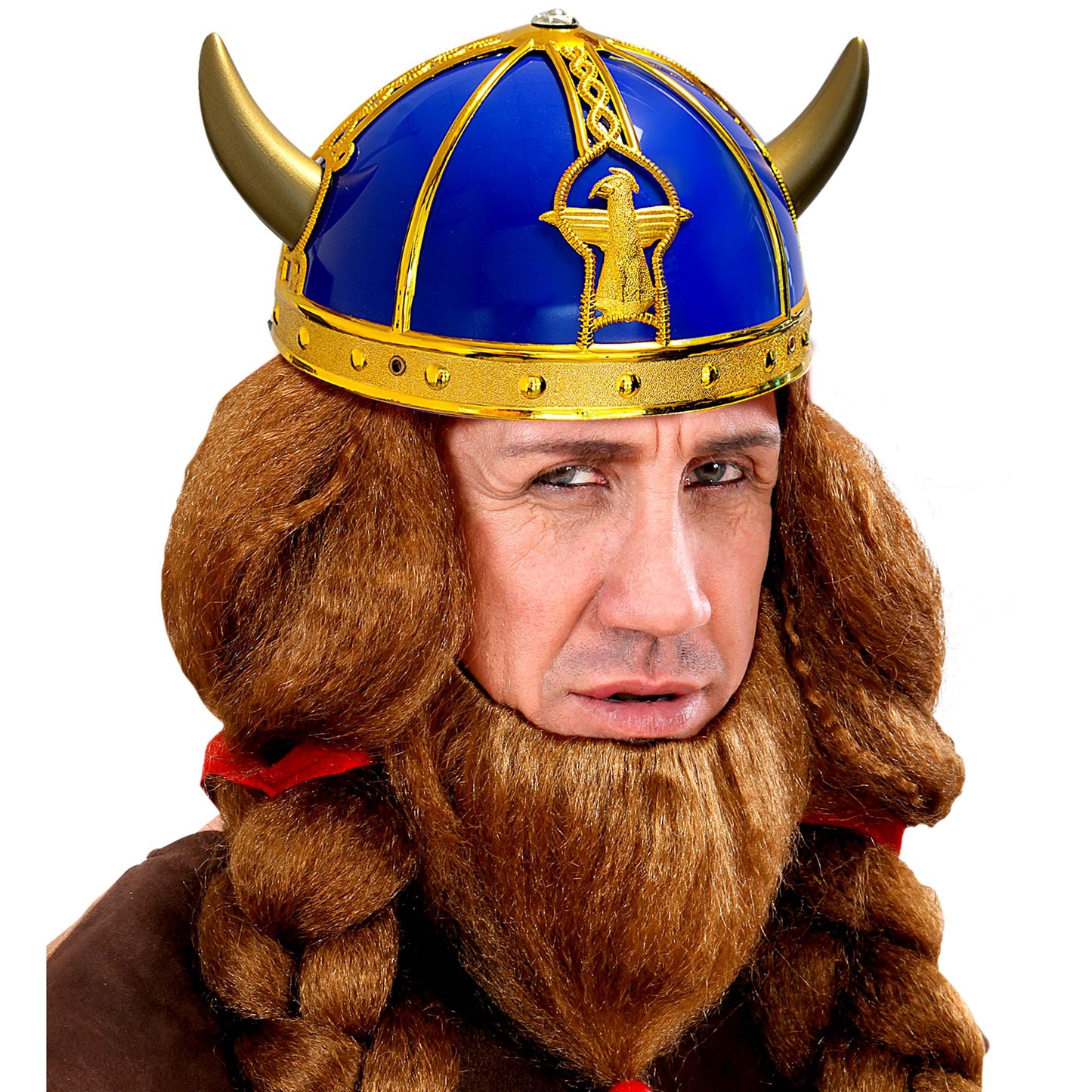 "WIKINGERHELM" aus metallischem Hartplastik – Ansicht 4