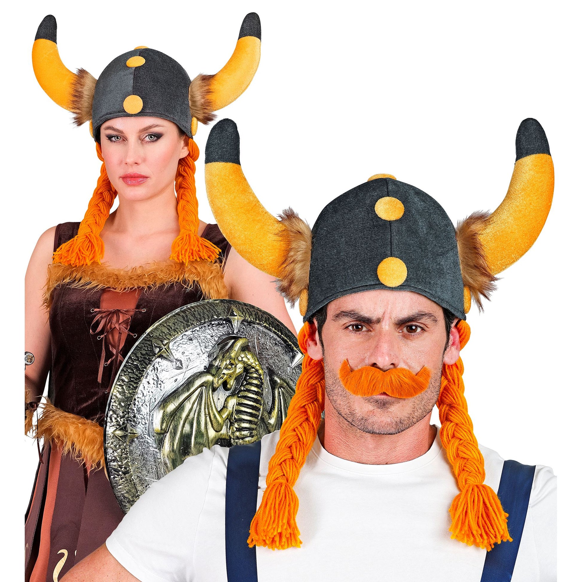 "WIKINGERHELM MIT ZÖPFEN" – Ansicht 4