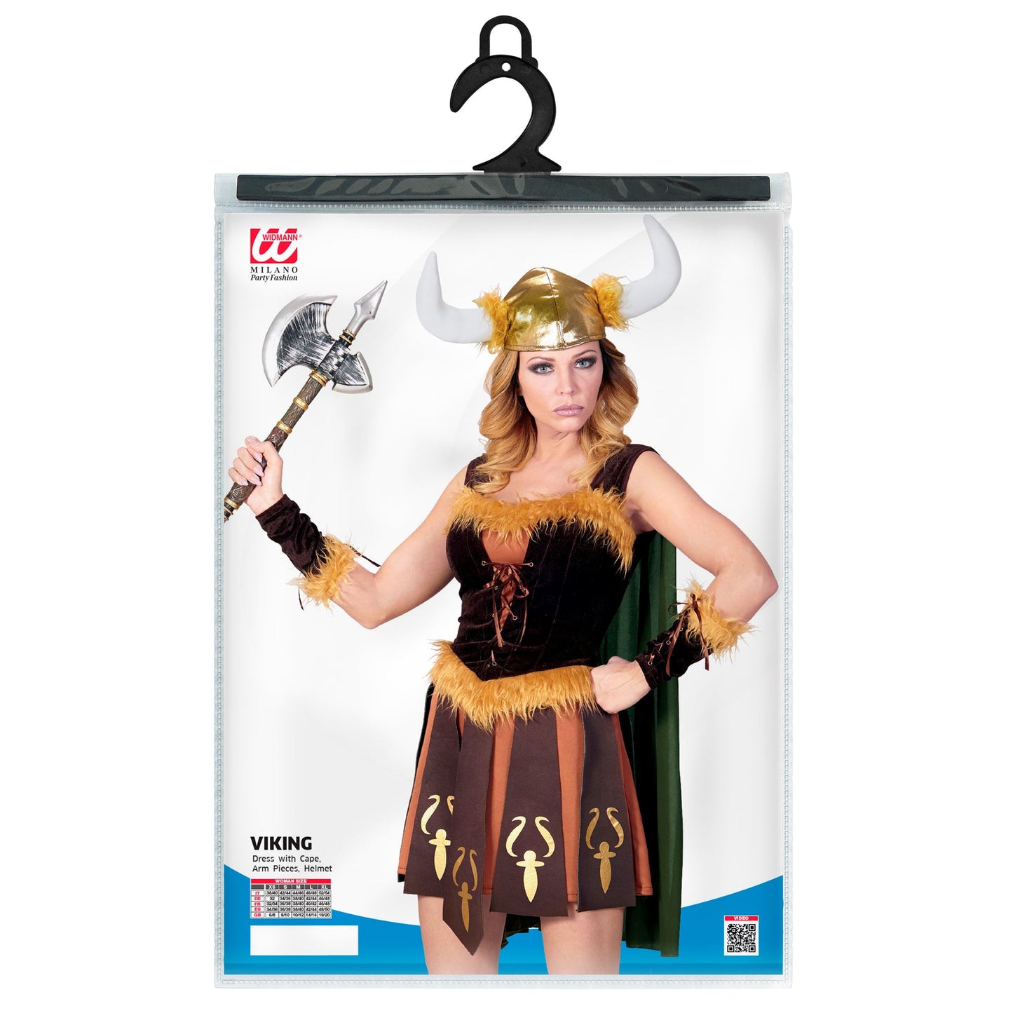 "WIKINGERIN" (Kleid mit Umhang, Armstulpen, Helm) – Ansicht 5