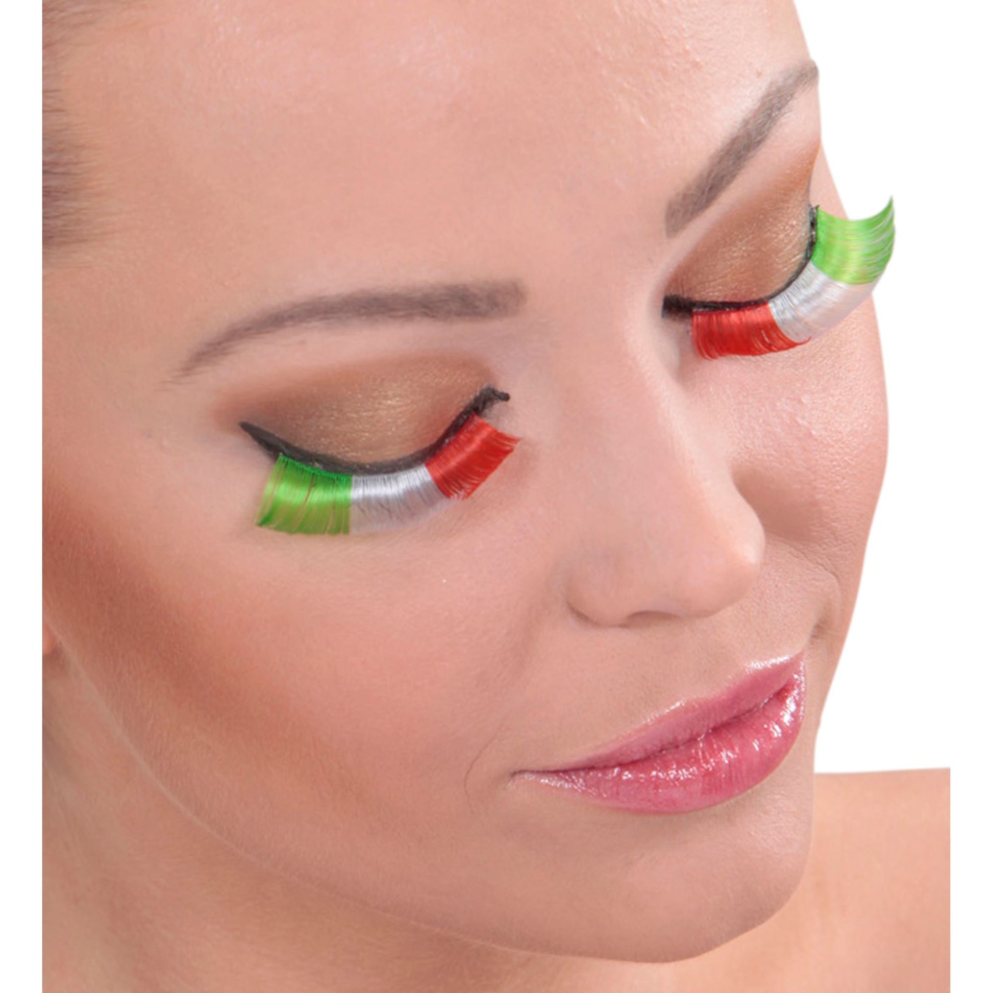 "WIMPERN ITALIEN" mit Klebstoff in Glasflasche – Detailansicht