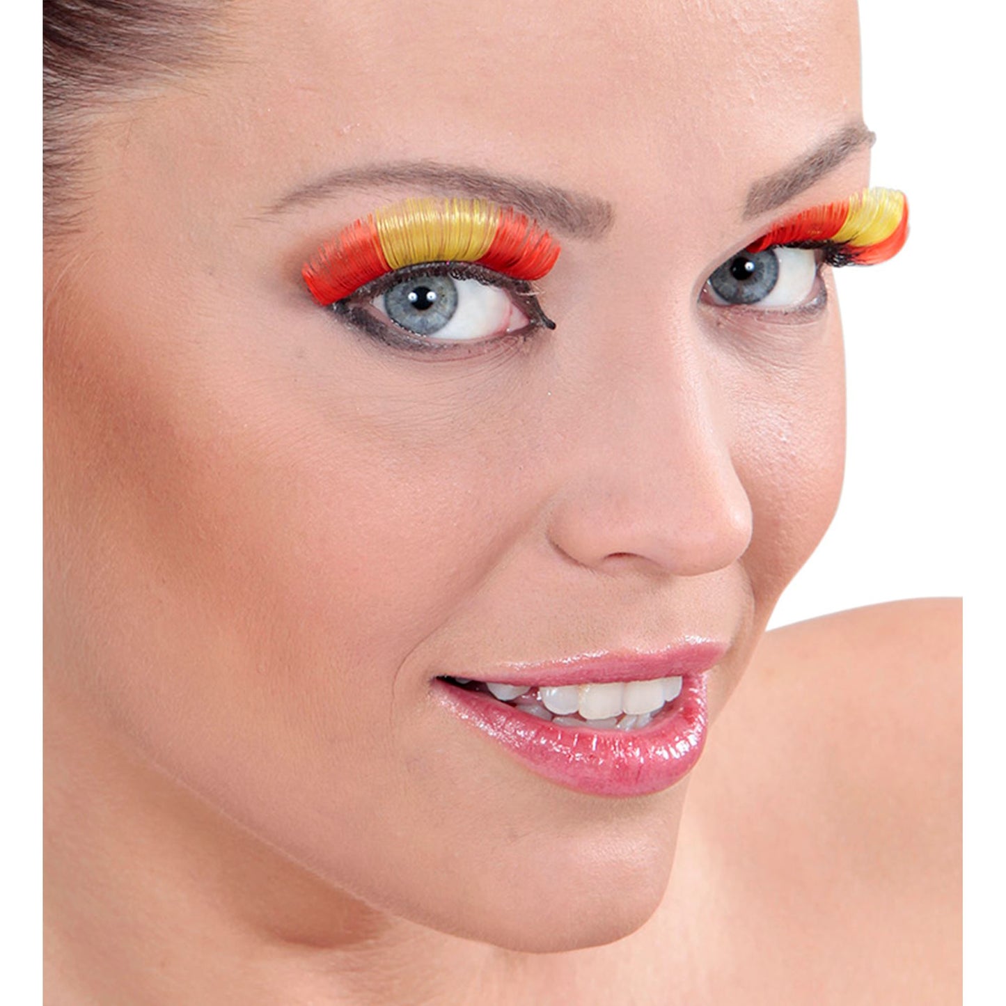 "WIMPERN SPANIEN" mit Klebstoff in Glasflasche – Ansicht 3