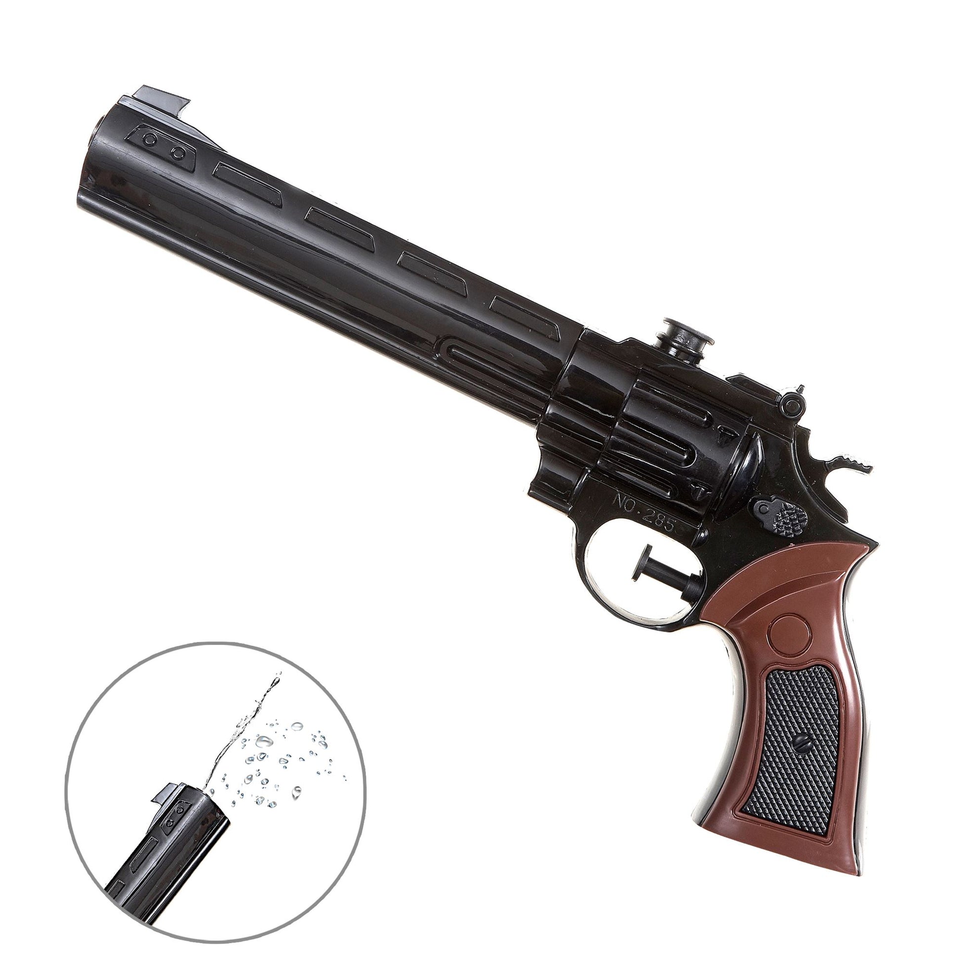 "WODKA COWBOYPISTOLE" spritzend - 30 cm – Vorderansicht