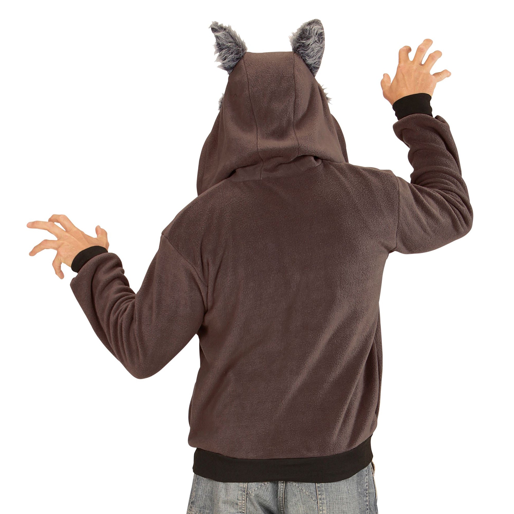 "WOLF" (Fleecejacke mit Kapuze) – Ansicht 4