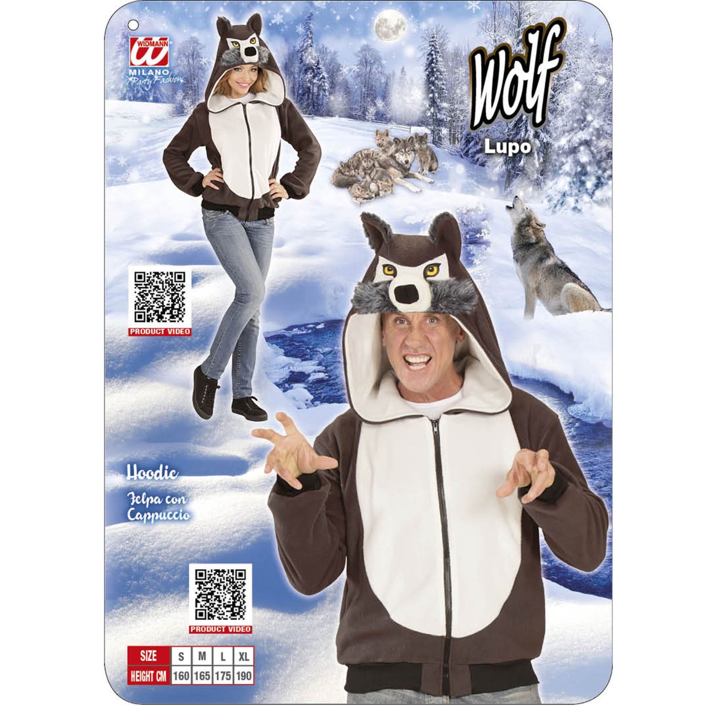 "WOLF" (Fleecejacke mit Kapuze) – Ansicht 5