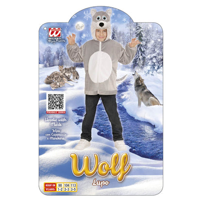 "WOLF SOFT PLÜSCHKOSTÜM" (Jacke mit Kapuze) – Detailansicht