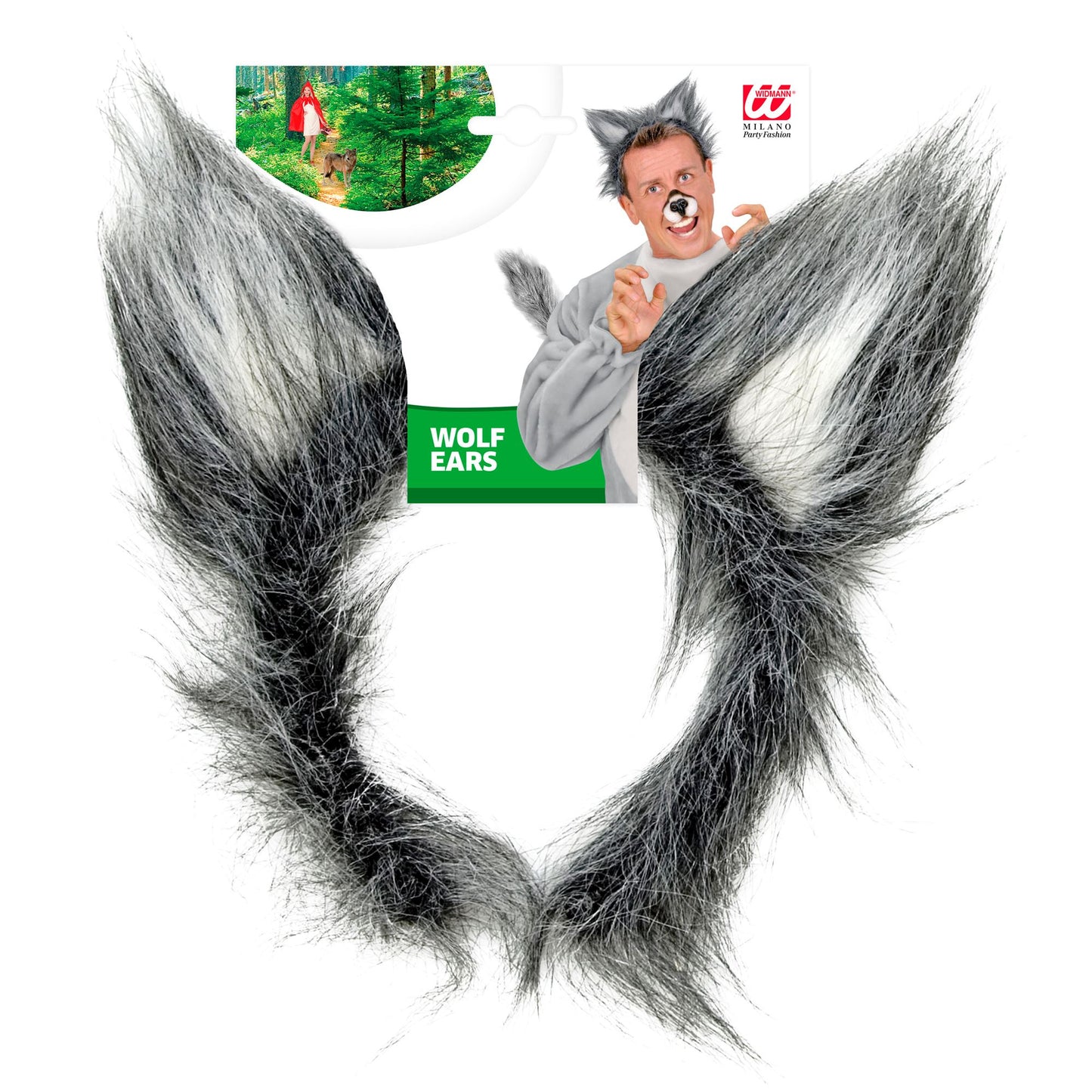 "WOLFSOHREN" aus Plüsch – Detailansicht