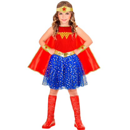 "WONDER GIRL" (Kleid mit Umhang, Stirnband, Armstulpen) – Ansicht 4