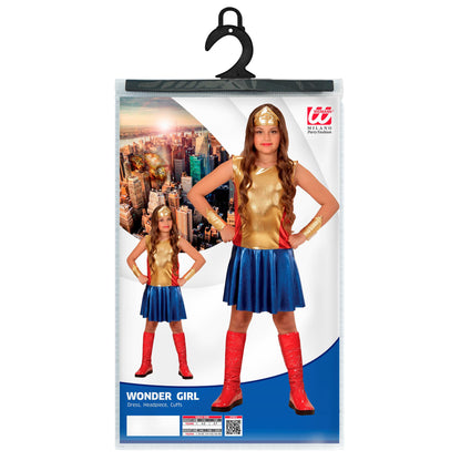 "WONDER GIRL" (Kleid, Stirnband, Armbänder) – Ansicht 4