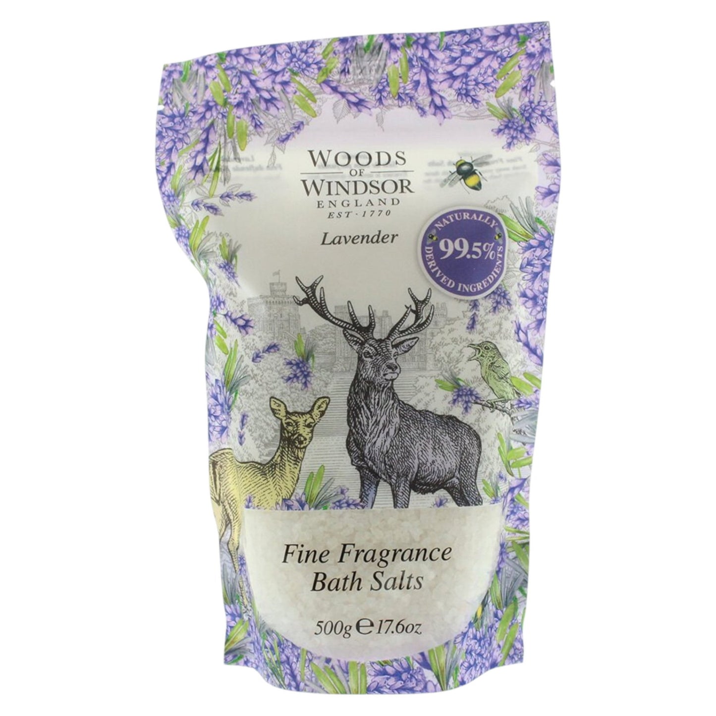 Woods Of Windsor Woods Of Windsor, Lavender, Natürlich, verjüngt, Lavendel, Badesalz, 500 g Regular