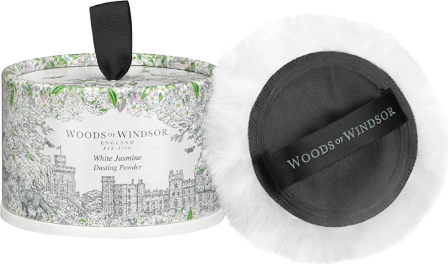 Woods Of Windsor, White Jasmine, Feuchtigkeitsspendend, Körperpuder, 100 g