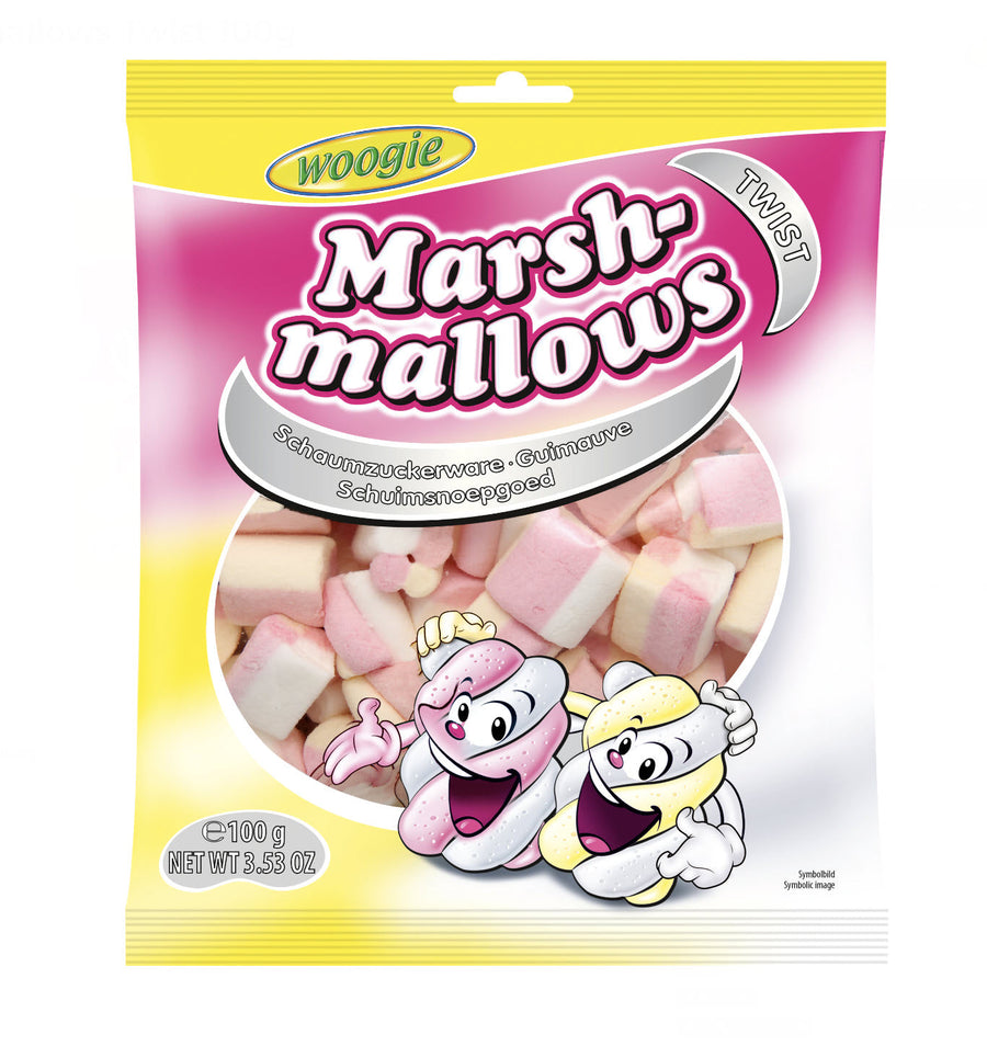Woogie Marshmallow Twist 100g Packung
