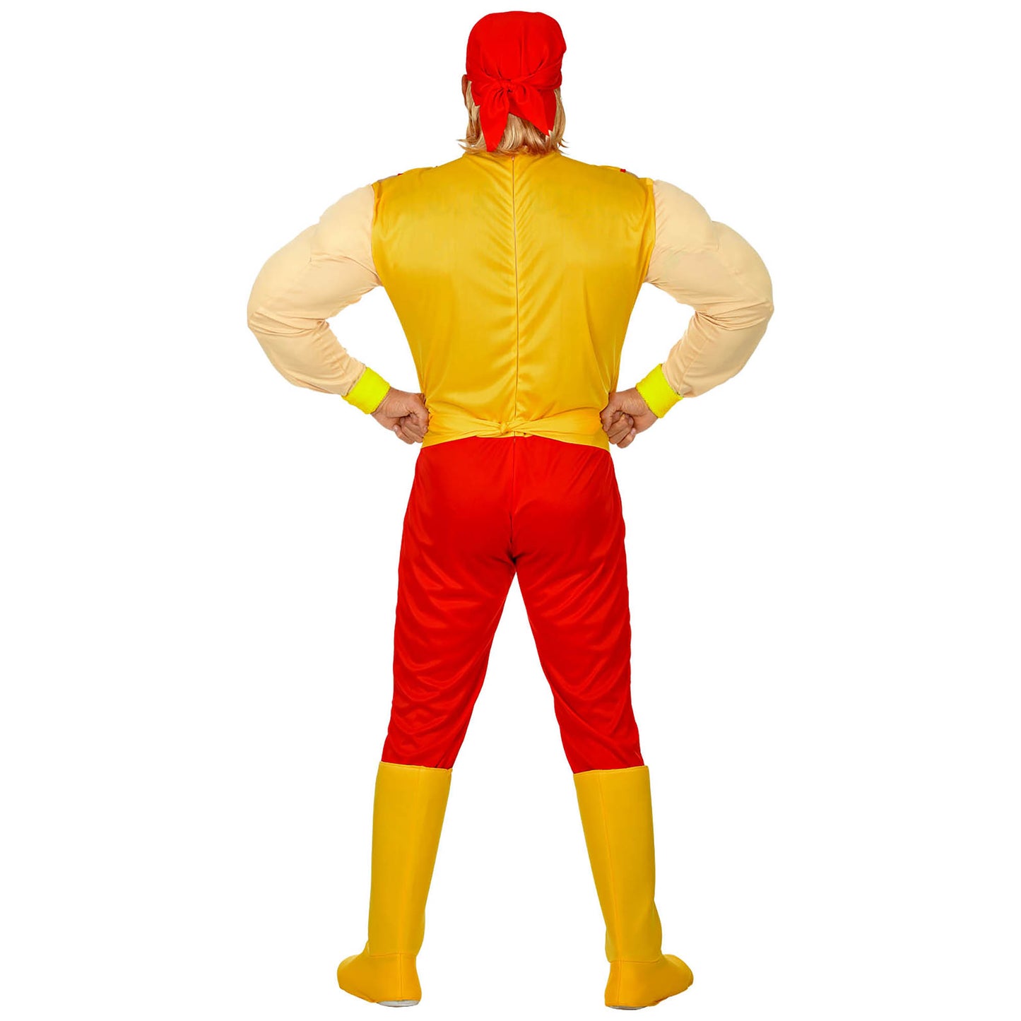 "WRESTLING CHAMP" (Muskel Overall, Gürtel, Stiefelüberzieher, Bandana) – Ansicht 4