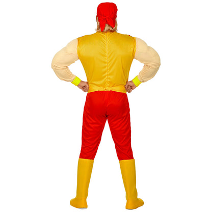 "WRESTLING CHAMP" (Muskel Overall, Gürtel, Stiefelüberzieher, Bandana) – Ansicht 4