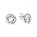 PANDORA Mod. FAMILY ALWAYS ENCIRCLED STUD EARRINGS