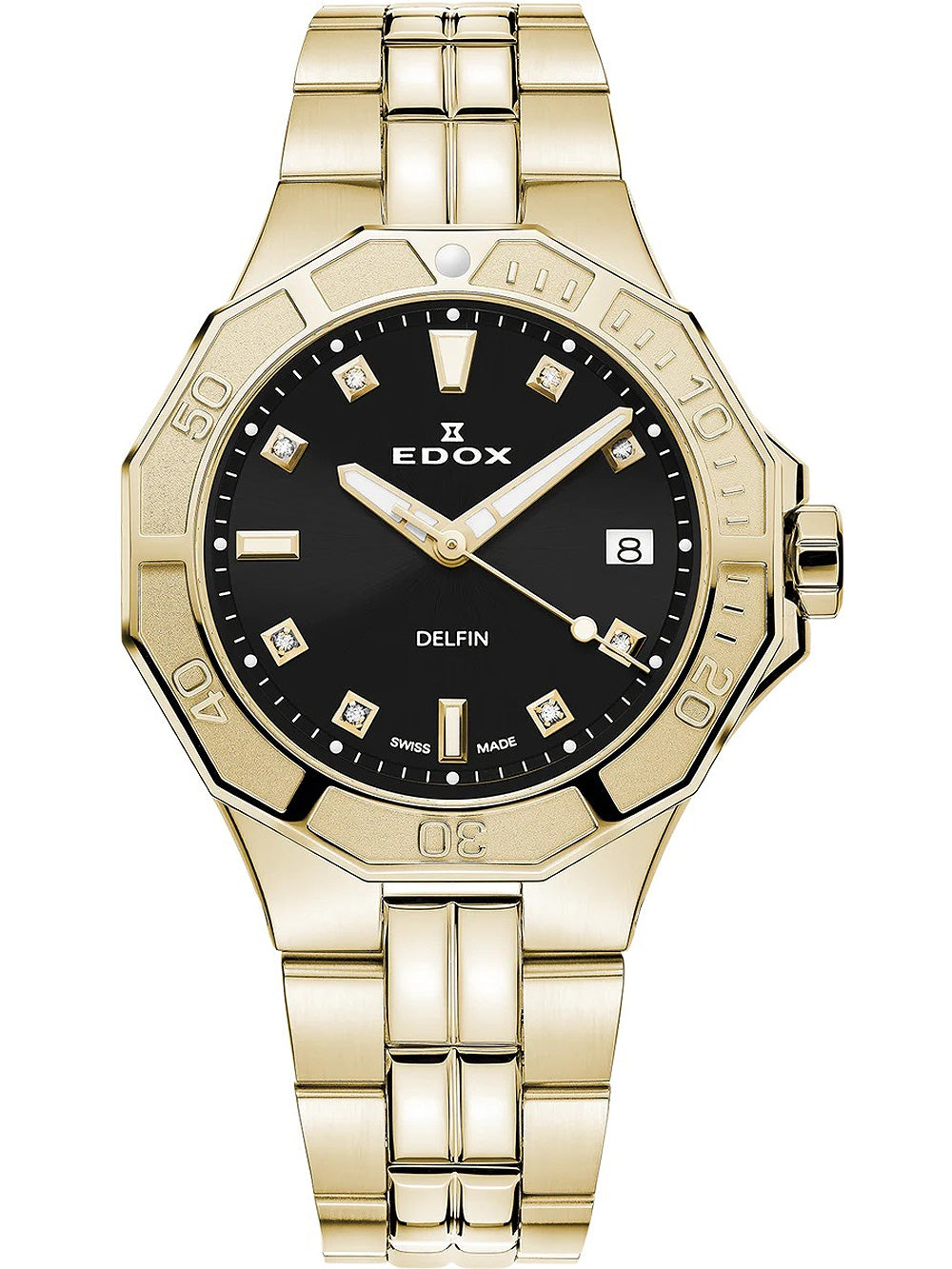 EDOX 53020-37JM-NID Damen-Armbanduhr