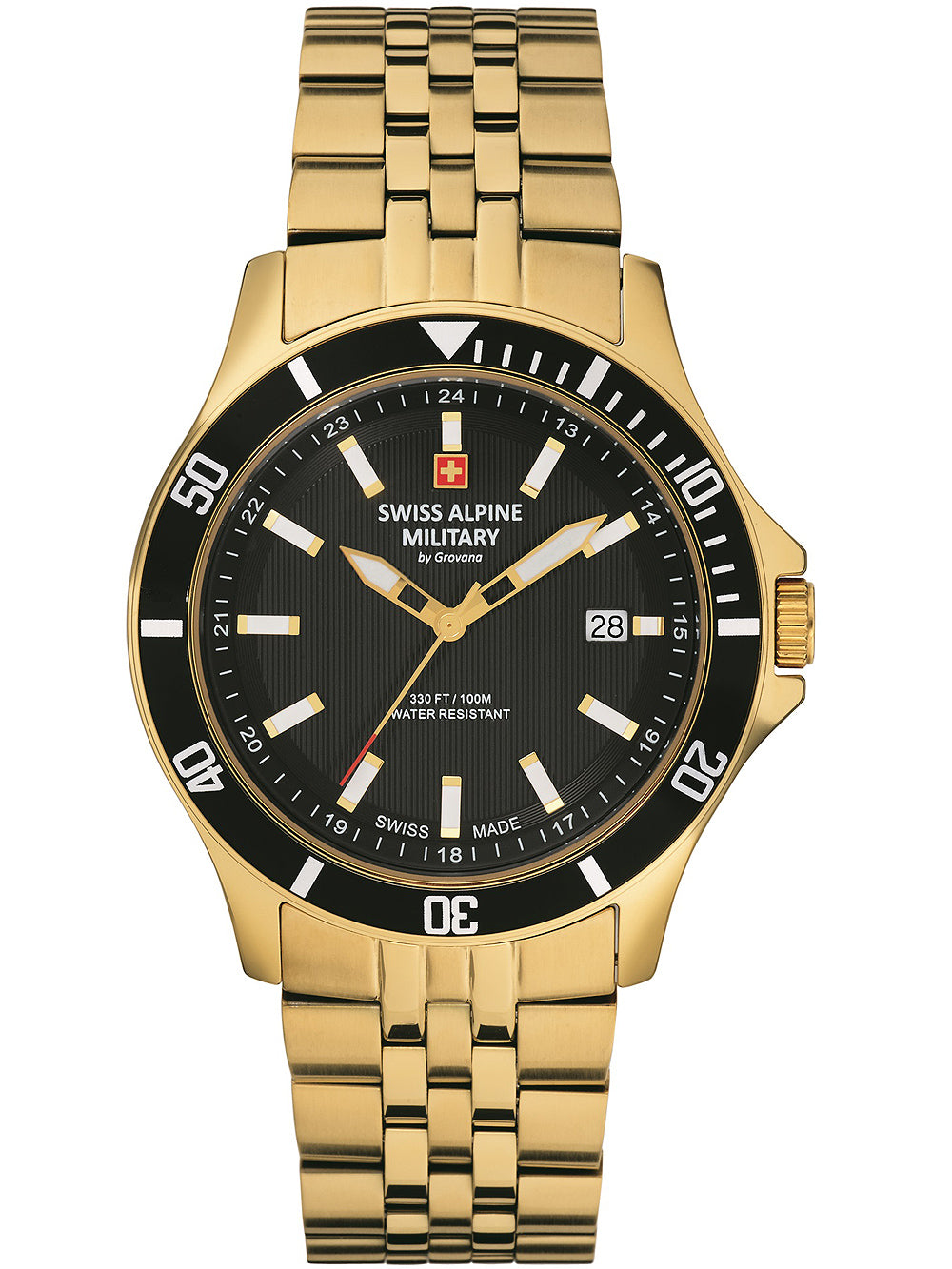 SWISS ALPINE MILITARY Uhr 7022-1117 Frontansicht