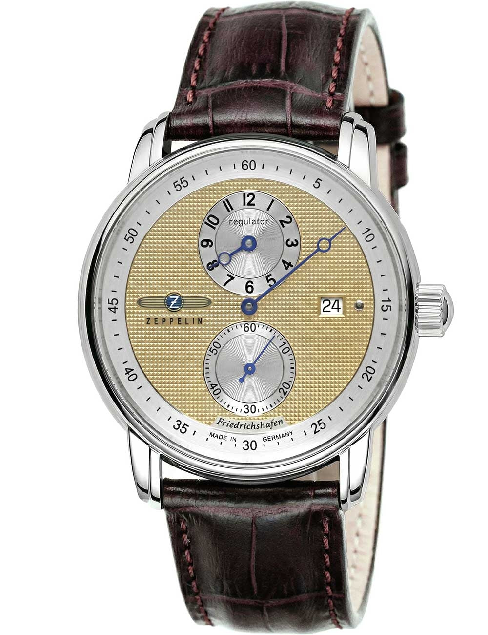 ZEPPELIN 85225 Herrenarmbanduhr in verschiedenen Ansichten