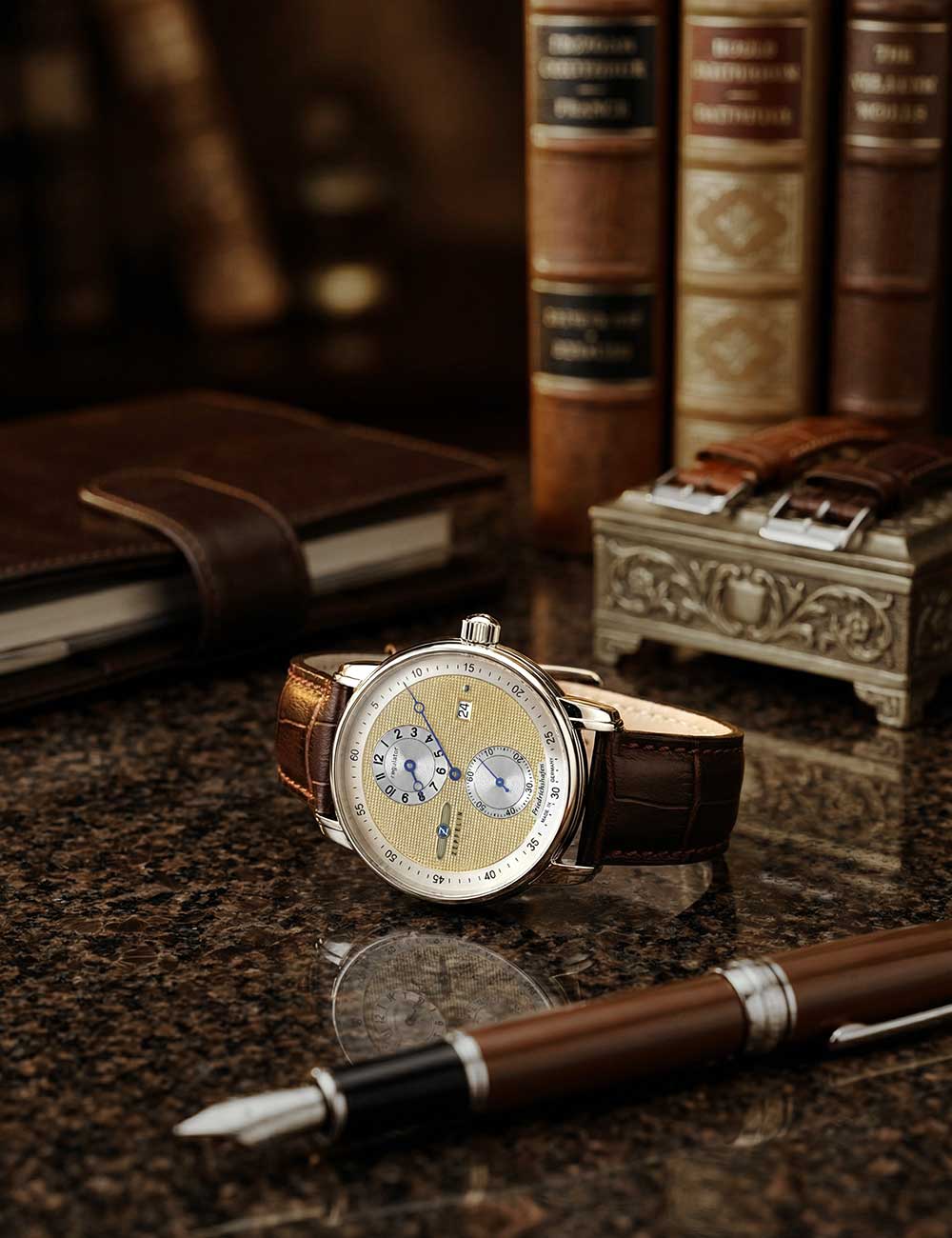 ZEPPELIN 85225 Herrenarmbanduhr in verschiedenen Ansichten