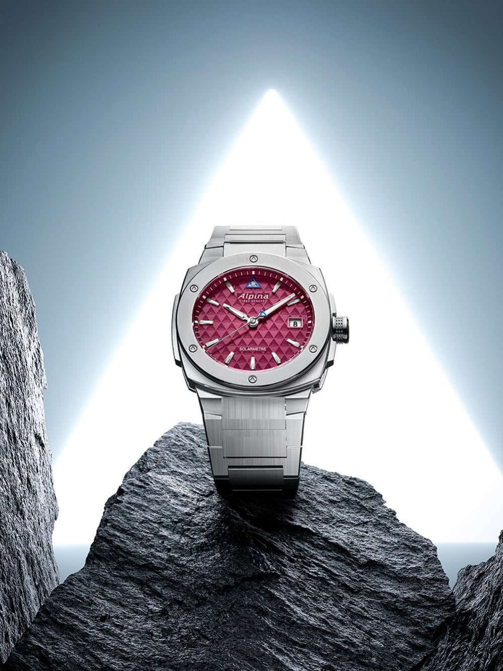 ALPINA AL-140BRG3AE6B Herren-Armbanduhr mit Edelstahlgehäuse und Saphirglas