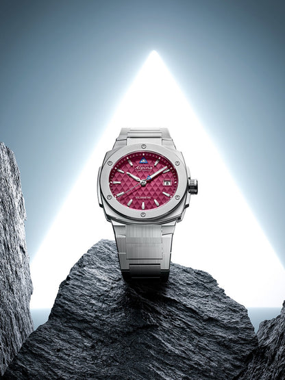 ALPINA AL-140BRG3AE6B Herren-Armbanduhr mit Edelstahlgehäuse und Saphirglas