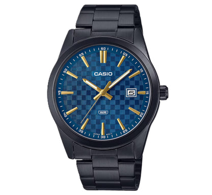 CASIO COLLECTION Mod. DATE - CARBON LOOK - BLUE