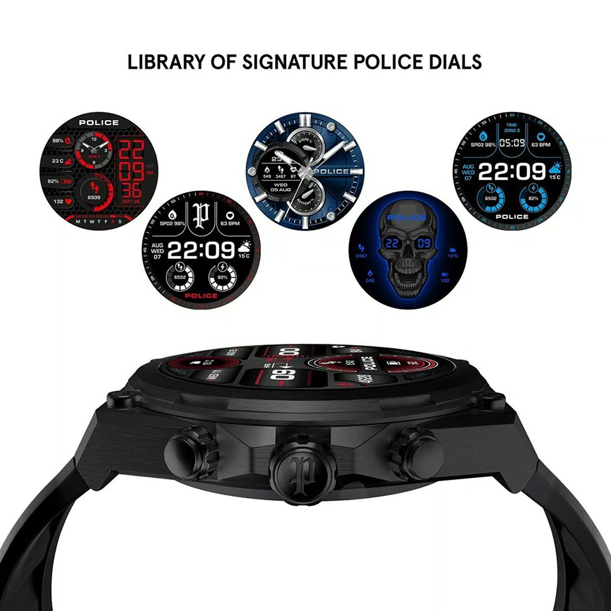 POLICE SMARTWATCH WATCHES Mod. PEIUN00003X2