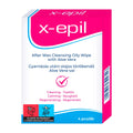 X-Epil, After Waxing Oily Wipes, Reinigungstücher, 4 stk