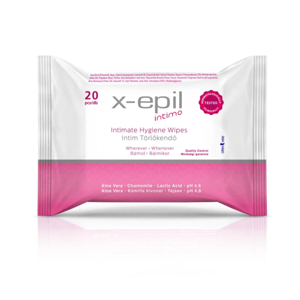 X-Epil, Intimate Hygiene, Intimtücher, 20 stk