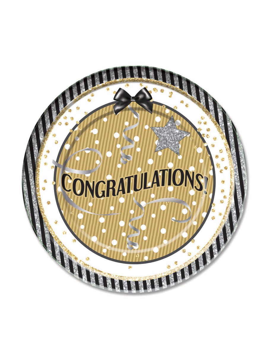 Rubies Rubies Congratulations Plates Tablewear