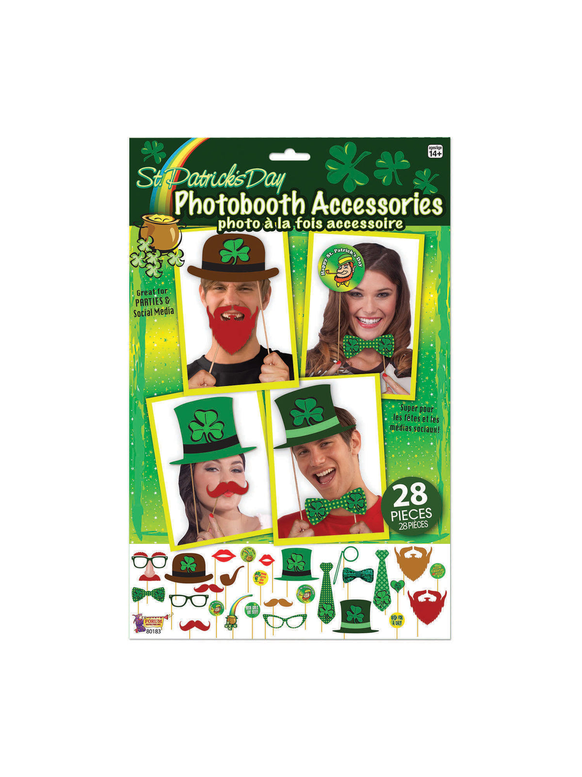 Rubies St Patricks Photo Booth Accessories Photo Booths