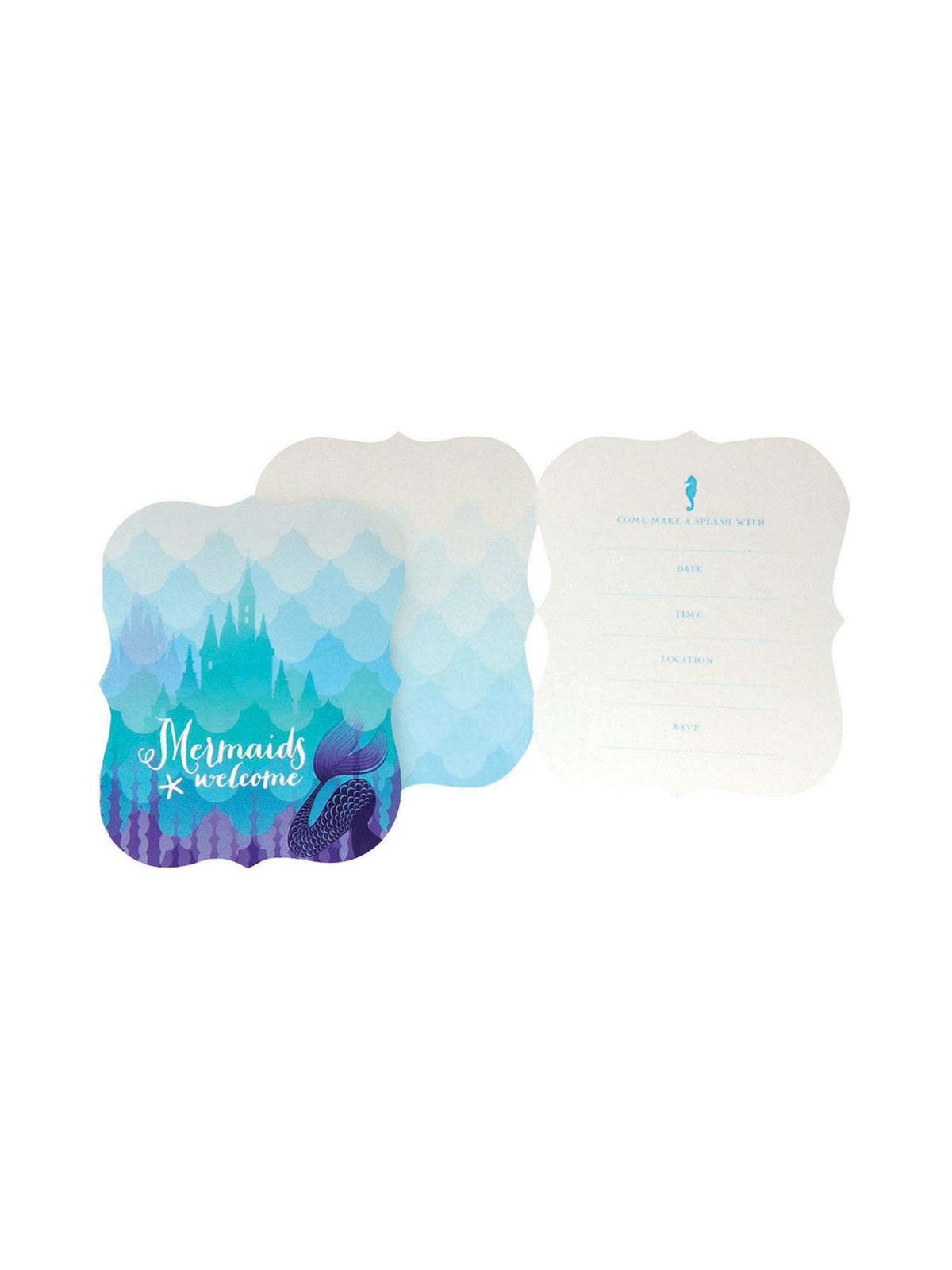 Rubies Mermaids Sea Invitations Party Accessories