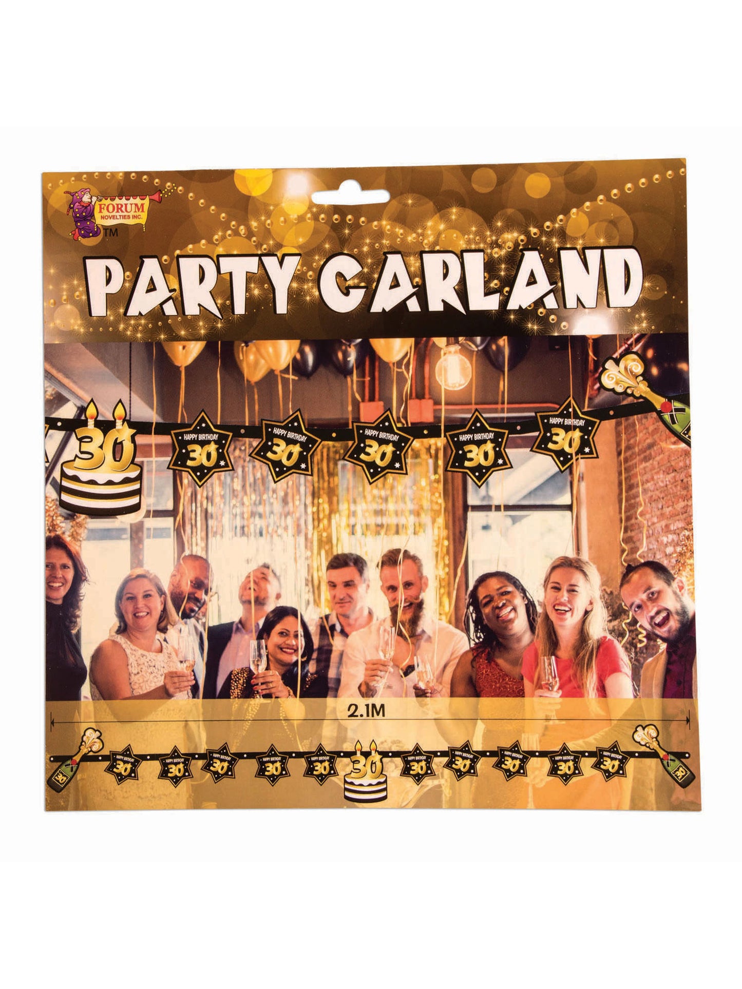 Rubies Rubies 30th Birthday Party Garland Party Accessories
