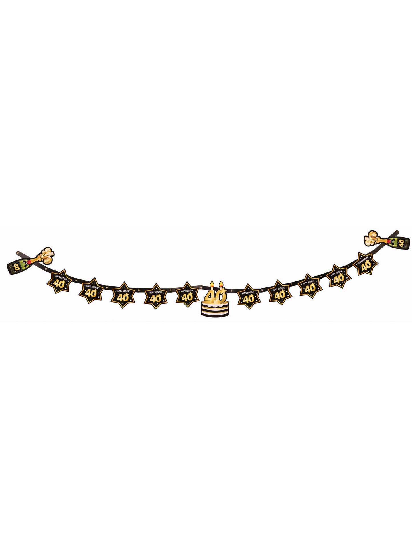 Rubies Rubies 40th Birthday Party Garland Party Accessories