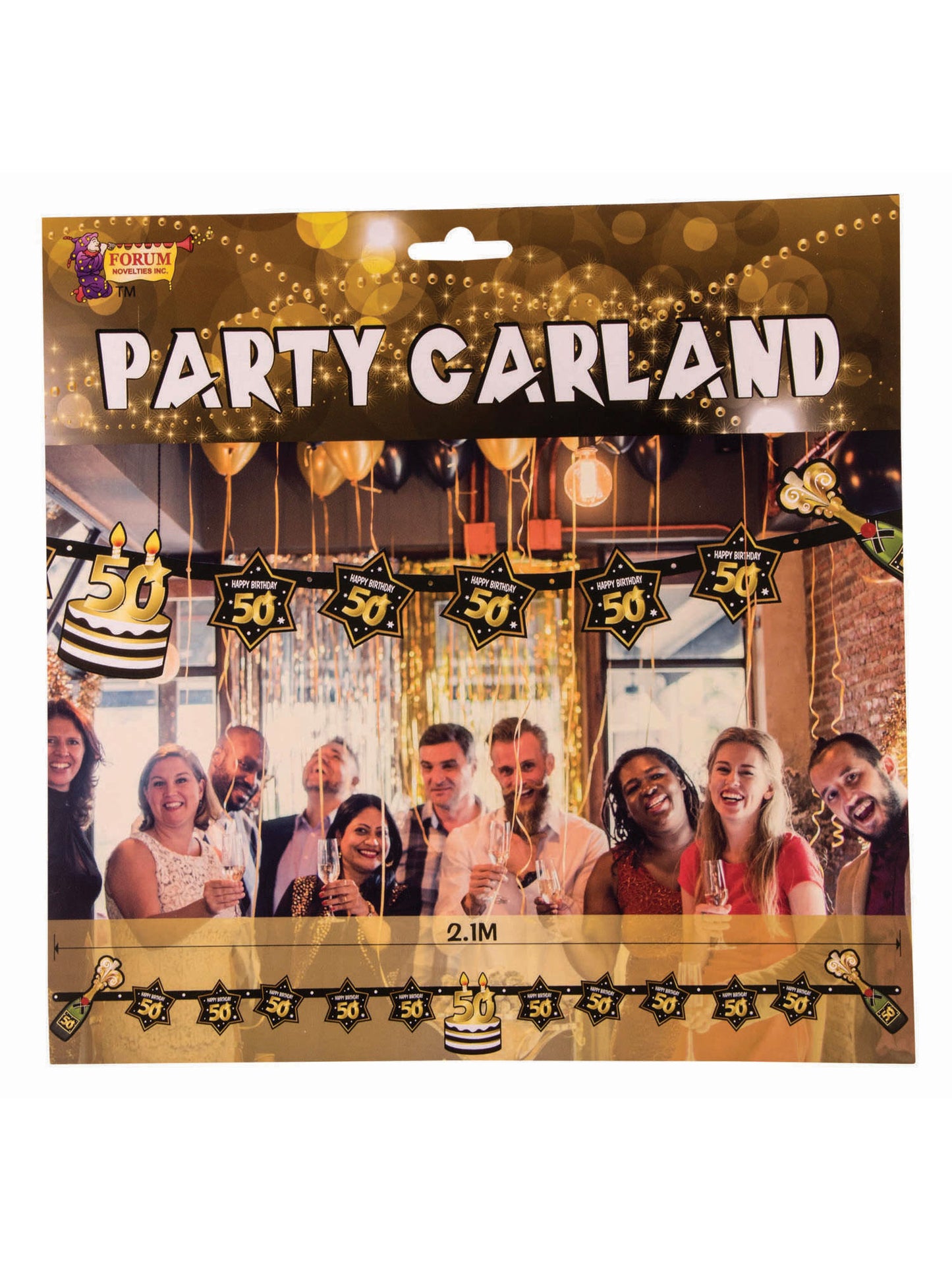 Rubies Rubies 50th Birthday Party Garland Party Accessories