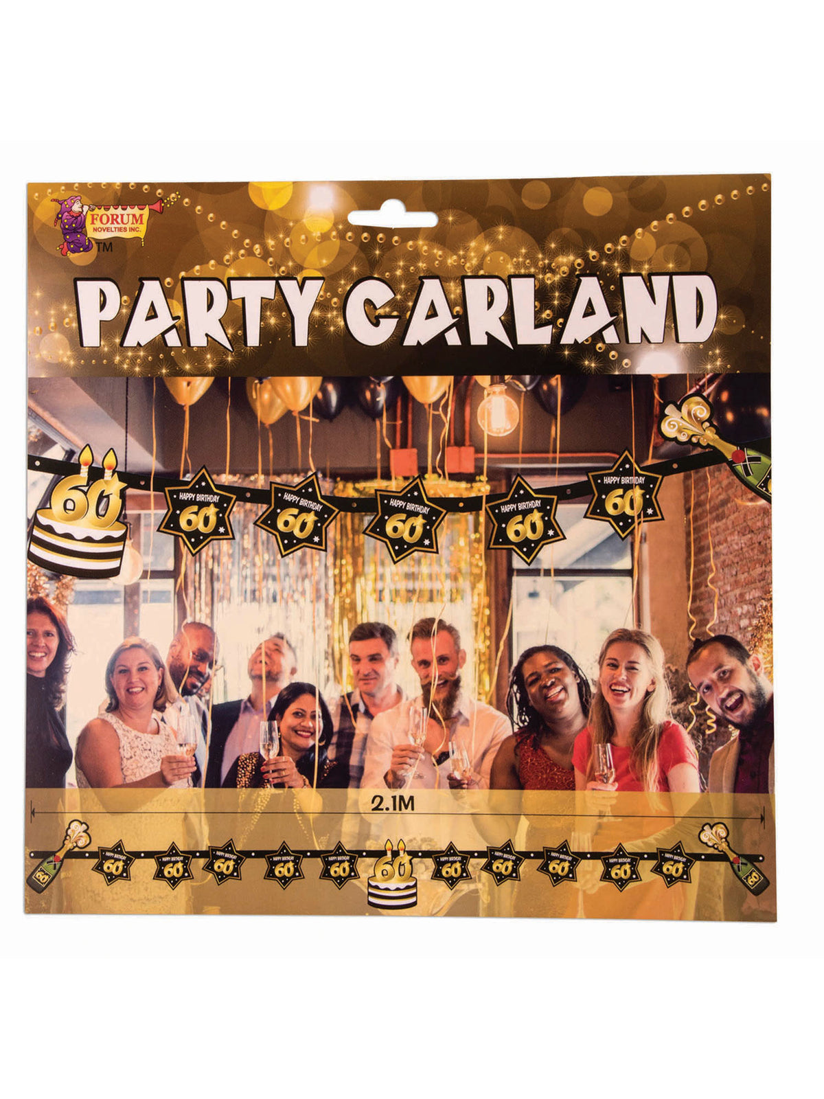 Rubies Rubies 60th Birthday Party Garland Party Accessories