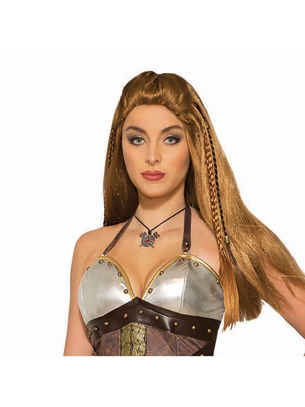 Rubies Hair Extension Brown Perücke in Braun für Erwachsene