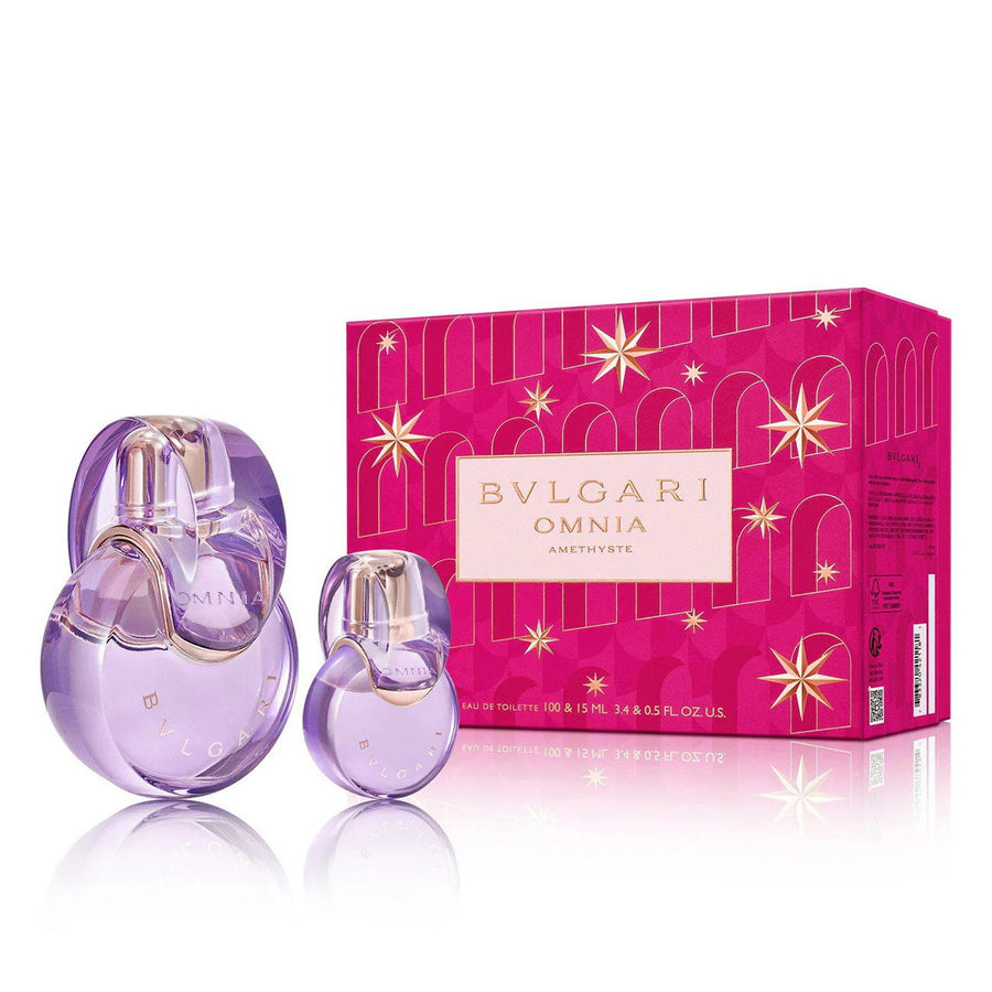 Bvlgari Omnia Amethyste Eau de Toilette Geschenkset 100 ml und 15 ml Miniatur