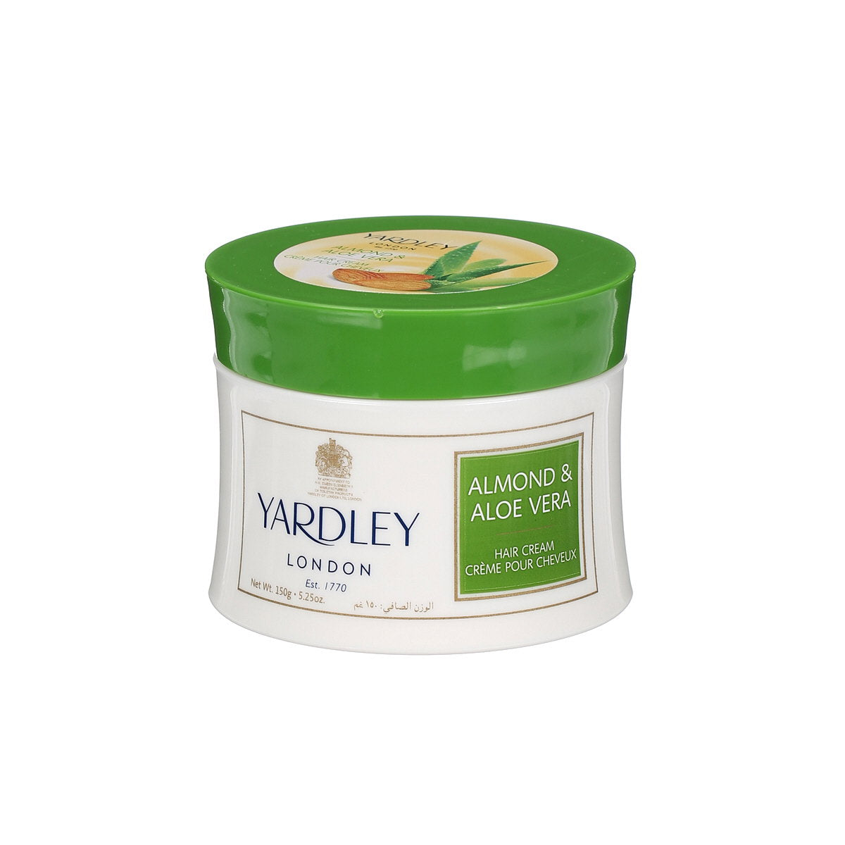 Yardley Yardley, Almond & Aloe Vera, Haarcreme-Behandlung, Nahrhaft, 150 g Regular