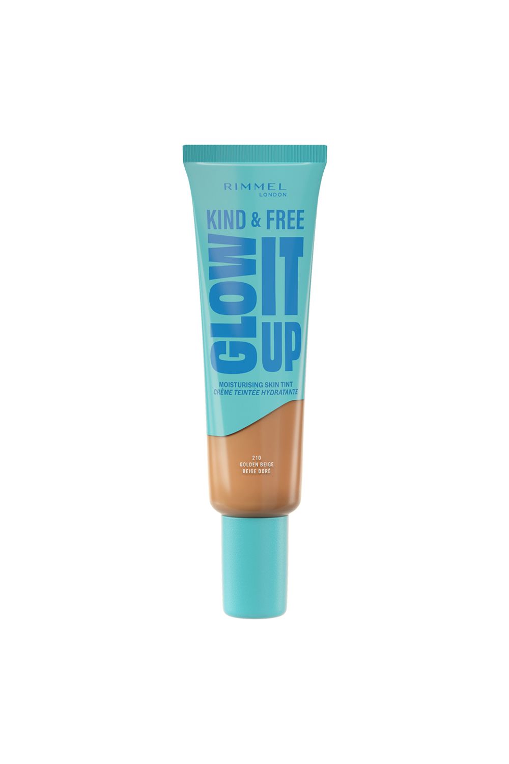 RIMMEL LONDON Rimmel London Kind Y Free Glow It Up Flüssige Foundation 210 Golden Beige 30 ml Kosmetik
