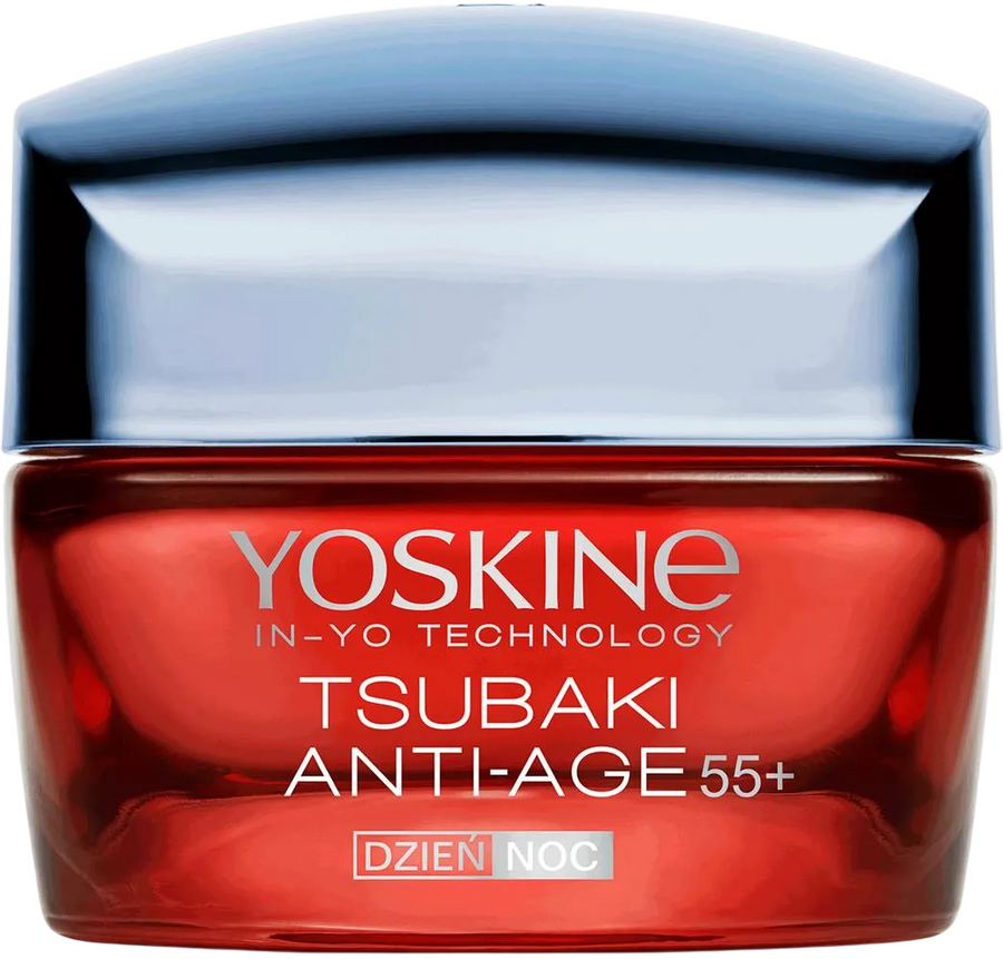 Yoskine Yoskine, Tsubaki 55+, Anti-Aging, Tag & Nacht, Sahne, Gesicht, 50 ml Regular