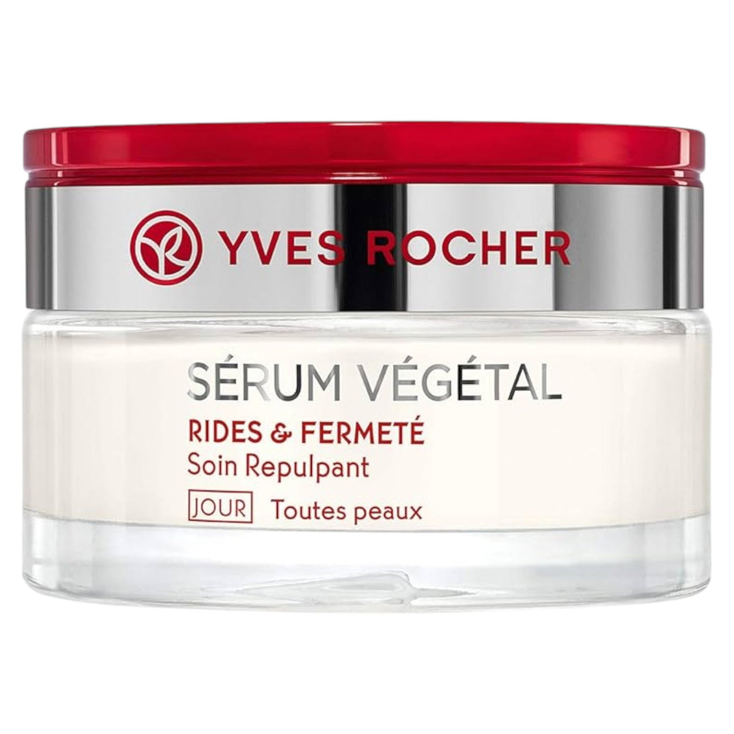 Yves Rocher, Serum Vegetal, Festigkeit & Anti-Falten, In der Nacht, Sahne, Für das Gesicht, SPF 20, 50 ml