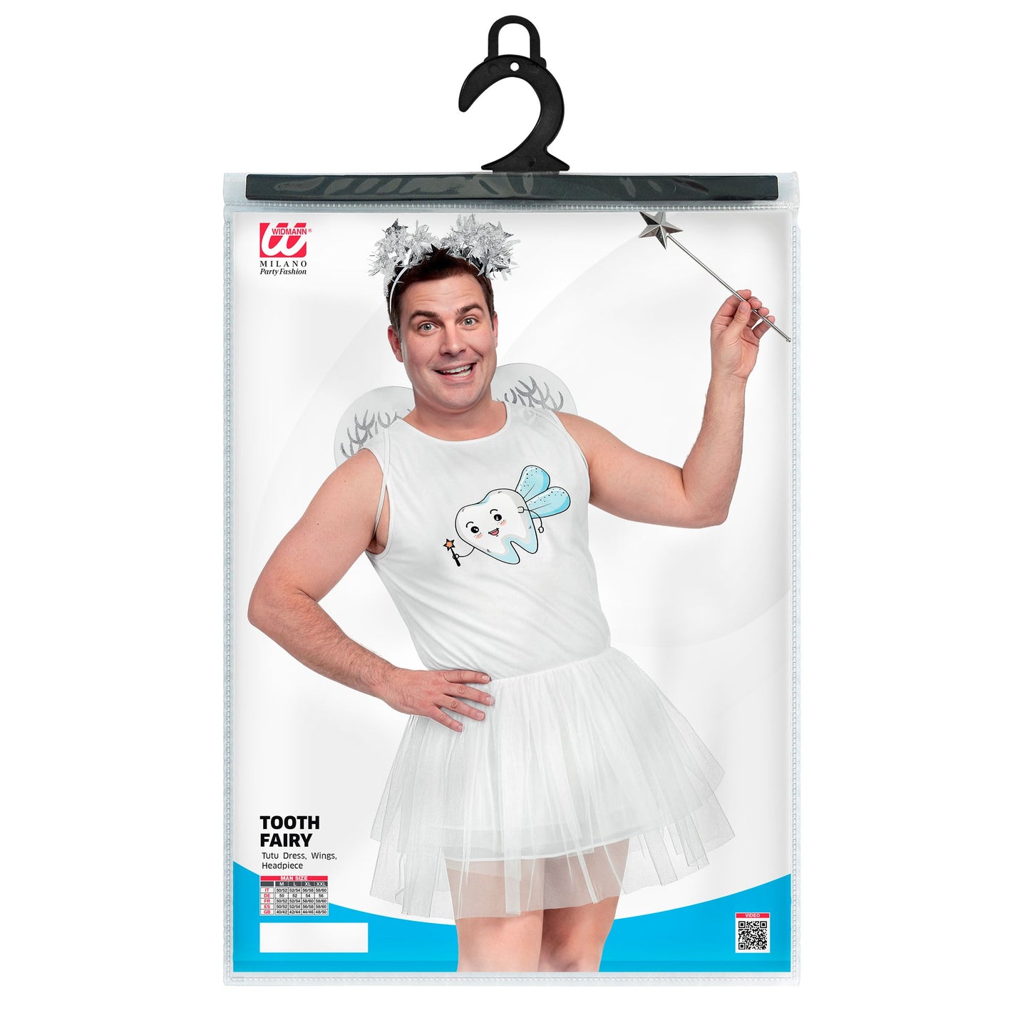 "ZAHNFEE" (Kleid mit Tutu, Fügel, Kopfschmuck) – Ansicht 4