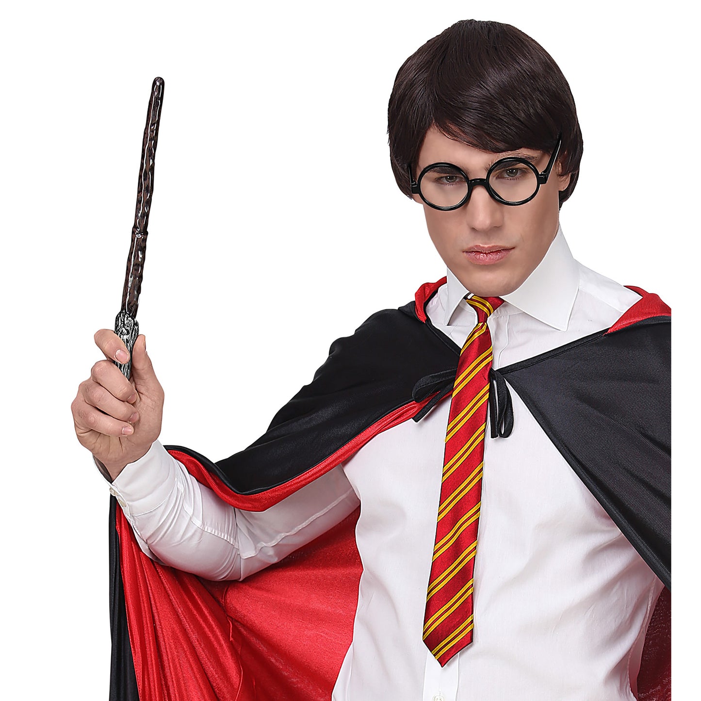 "ZAUBERLEHRLING" (Brille mit Gläsern, Krawatte, Zauberstab) – Ansicht 3