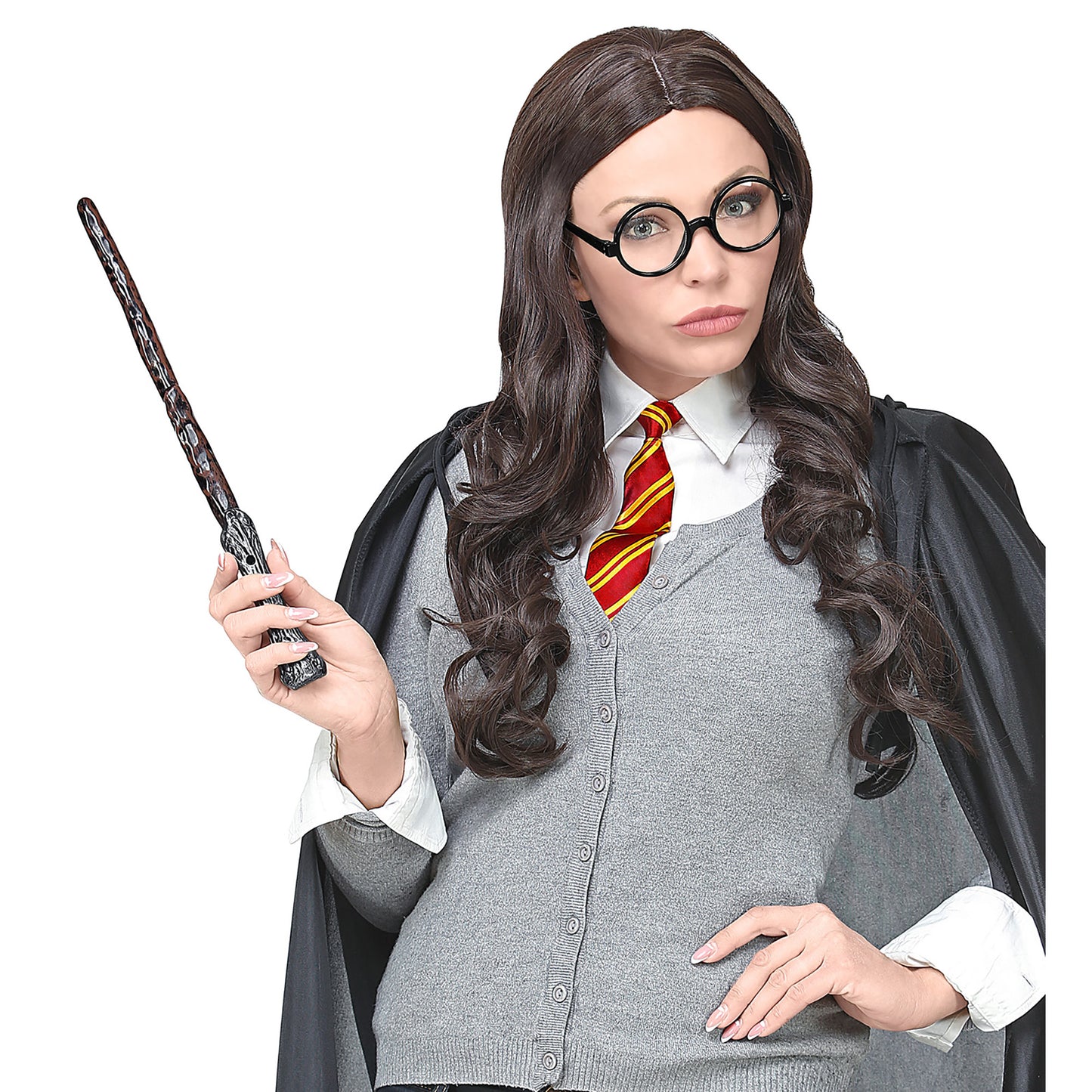 "ZAUBERLEHRLING" (Brille mit Gläsern, Krawatte, Zauberstab) – Ansicht 4