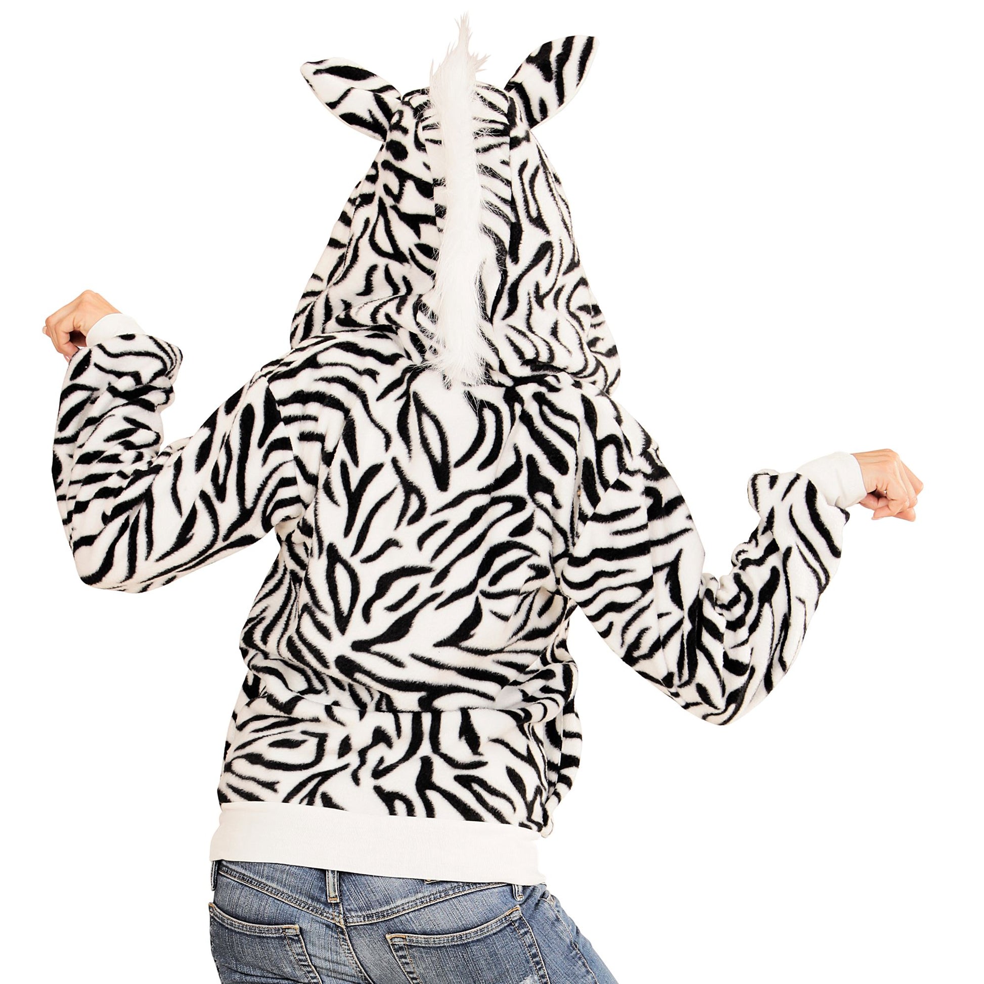 "ZEBRA" (Fleecejacke mit Kapuze) – Ansicht 4