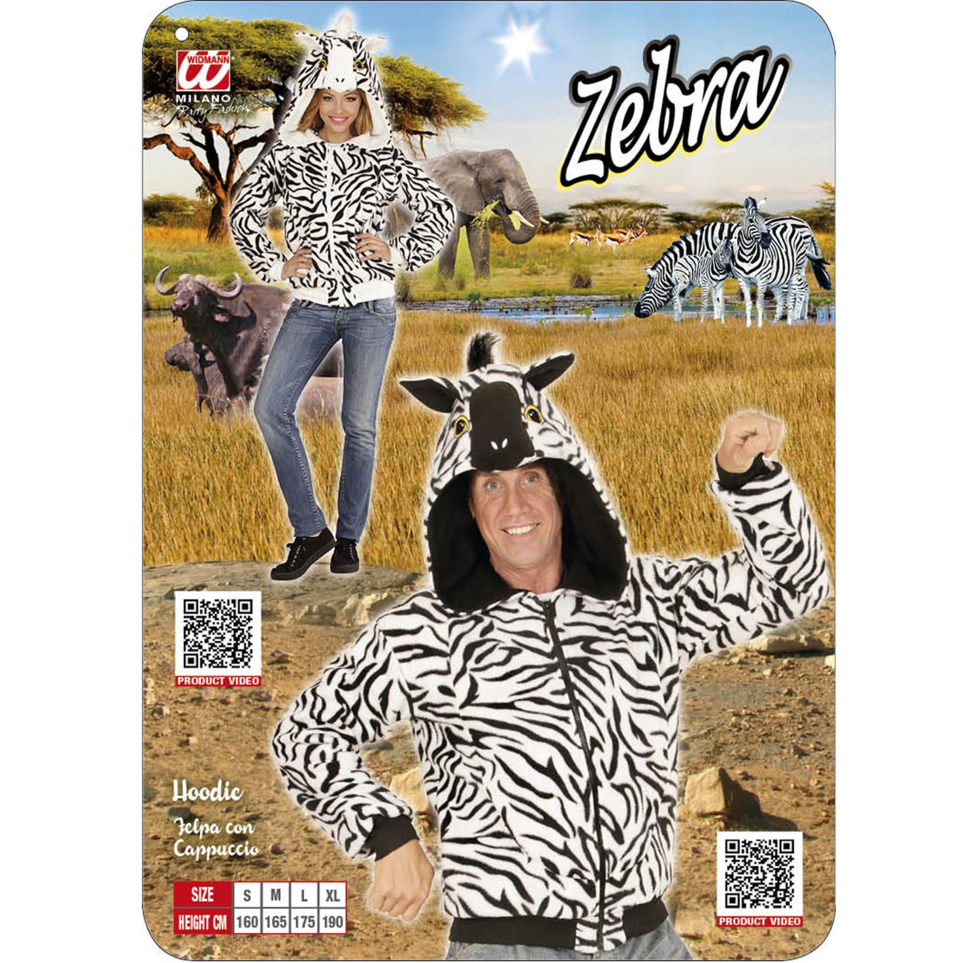 "ZEBRA" (Fleecejacke mit Kapuze) – Ansicht 5