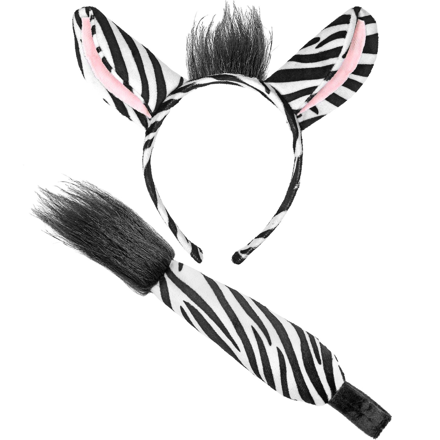 "ZEBRA" (Ohren, Schwanz) – Vorderansicht