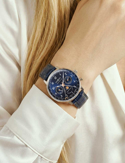 ZEPPELIN 70373 Analoguhr Armbanduhr 40 mm ansicht-2