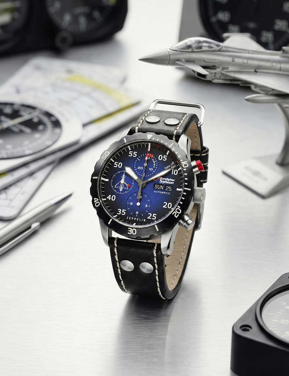 ZEPPELIN 72183 Chronograph Armbanduhr 40 mm ansicht-2